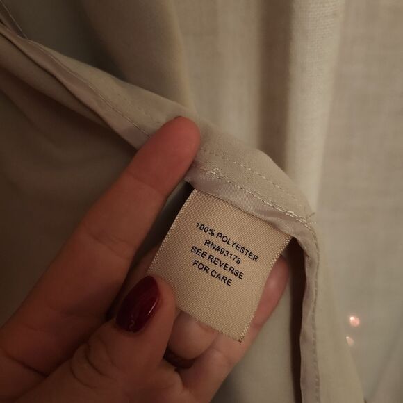 Elegant Beige Women's Coat - Picture 3 of 9